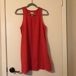 Coral Leith Racerback Dress